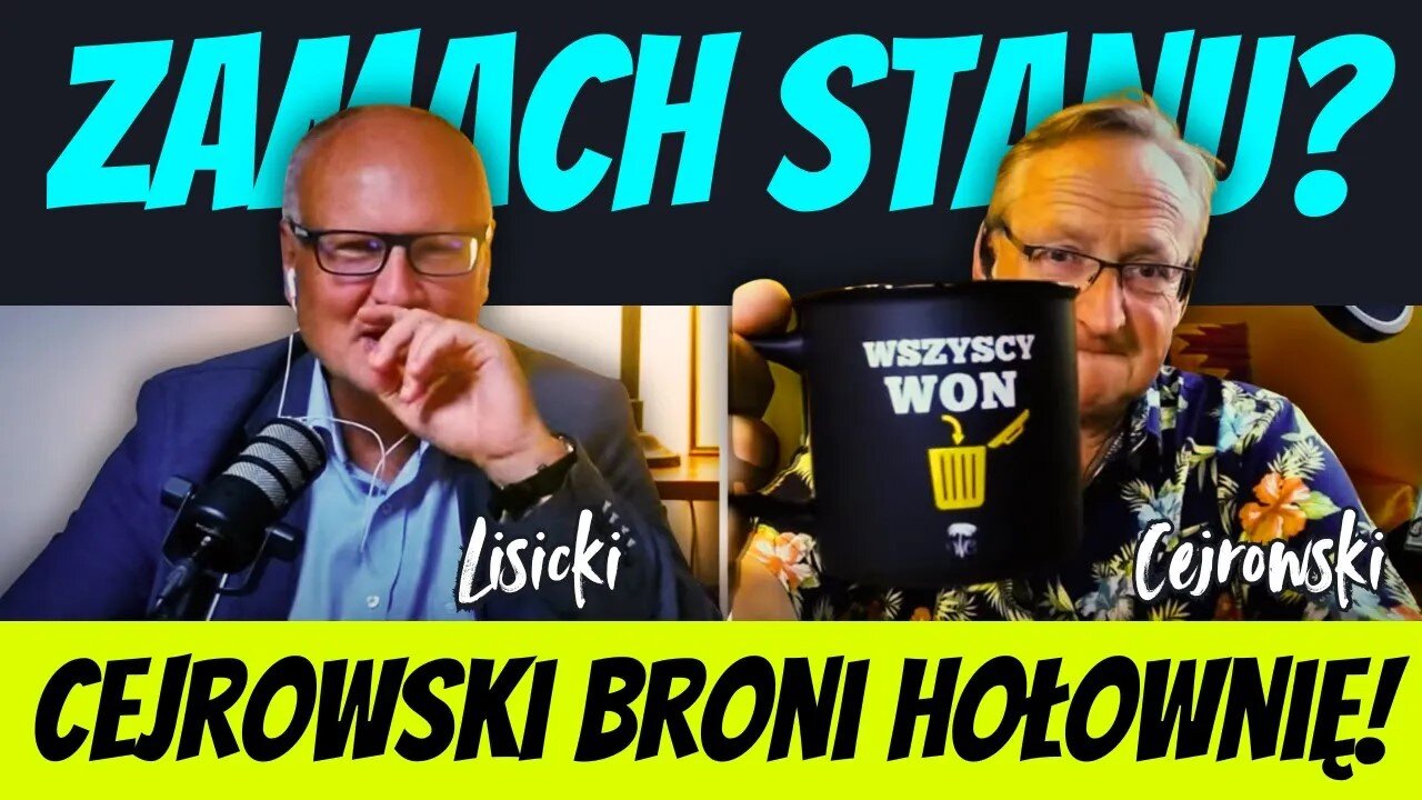 Zamach stanu czy Szymuś piardnął? Cejrowski: będę bronił Hołowni! UE strzela ludziom w stopę (CŁA)