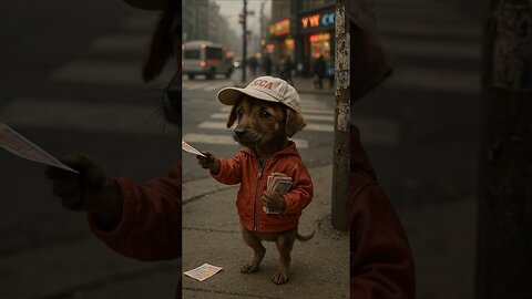 A Tiny Puppy Buys His First Home