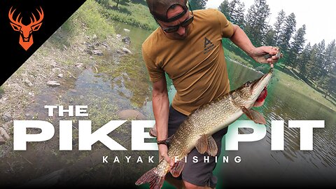 Full Stringer from the Pike Pit - Kayake Fishing for Browns and a Monster
