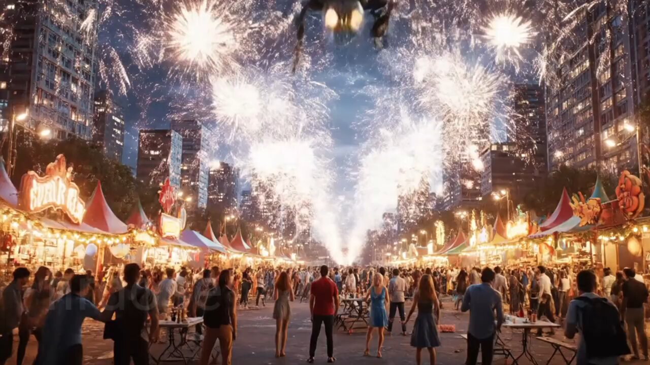 GIANT Killer Hornets Wreak Havoc on City During Festival Can a Beekeeper Stop Them?