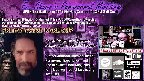 Native American Sasquatch w/ KARL SUP!