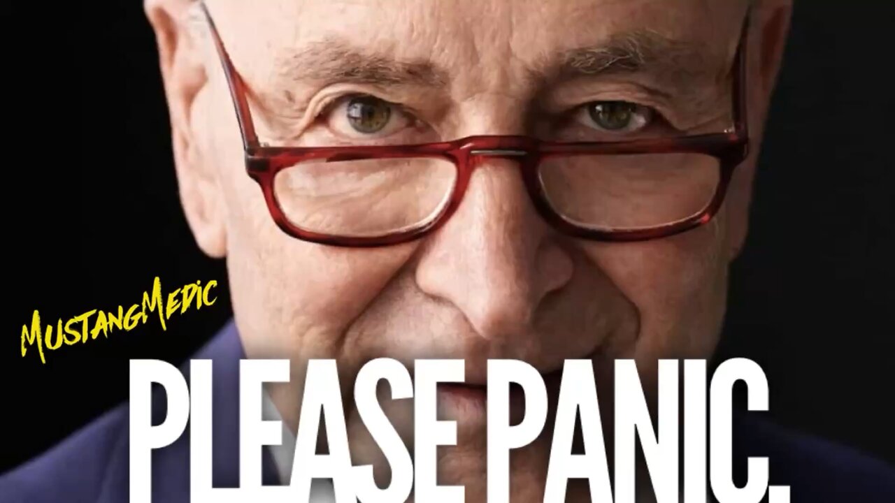 BREAKING NEWS🚨 Chuck Schumer wants you to be in fear.