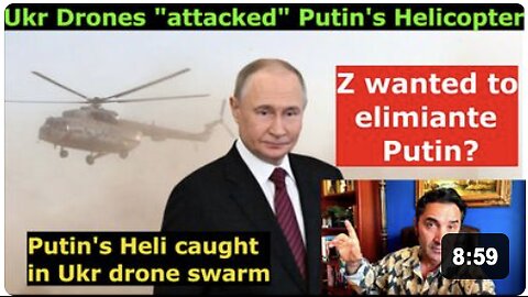Putin's Helicopter attacked by Ukrainian Drones in Kursk? What if Putin's helicopter was downed by Ukr?