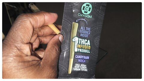 CannaAid THCA Infused Preroll Review | CandyRain Strain Dr Ganja 🌬️🍭
