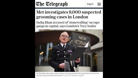 Nigel Farage says London police and Mayor Sadiq Khan have been denying that there