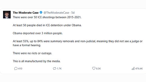 Obama: I'm the President, not the Emperor. I have to enforce the law even if it is tragic