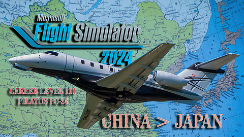 MSFS 2024 VR - China to Japan - Career Level 111