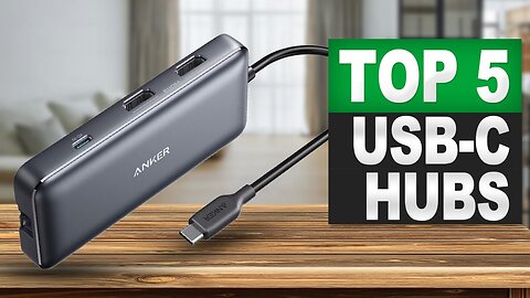 Top 5 BEST USB-C Hubs in 2025 - Watch Before Buying