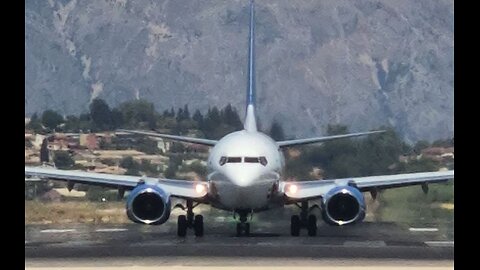 Jet 2 Airways Takes Off From Corfu International Airport 2024