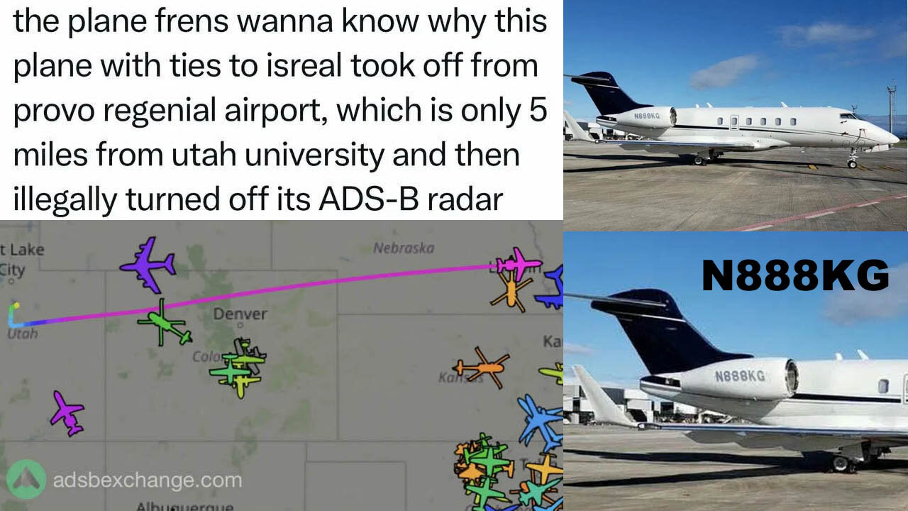 The Mystery Behind Private Jet (N888KG) Disappearing from Radar after Charlie Kirk's Assassination ✈