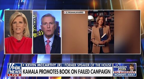 LOL. Kevin McCarthy: Listening To Kamala's Audio Book Would Be Awful