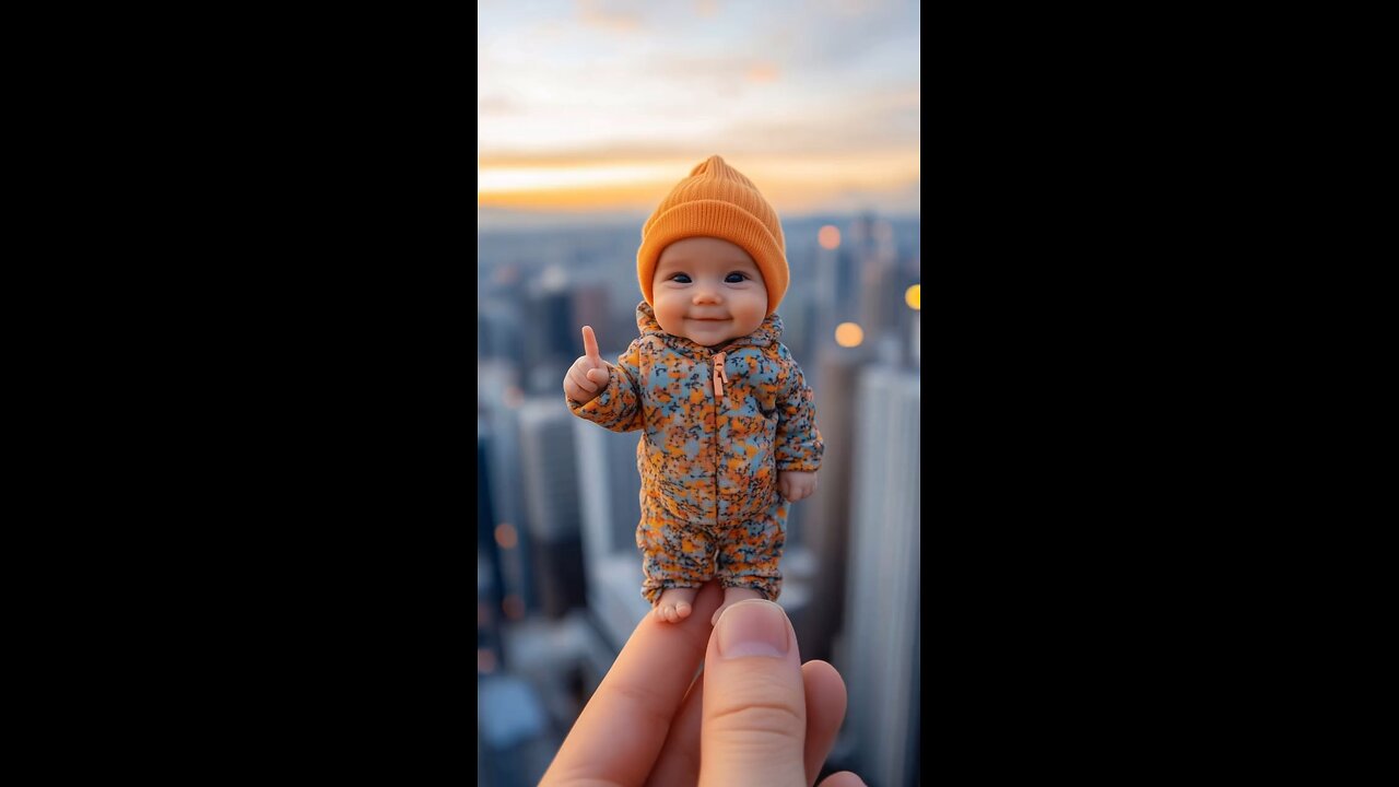 tiny cute baby
