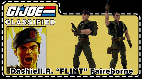 Dashiell R. "Flint" Fairborne - G.I. Joe Classified Retro Card - Unboxing & Review