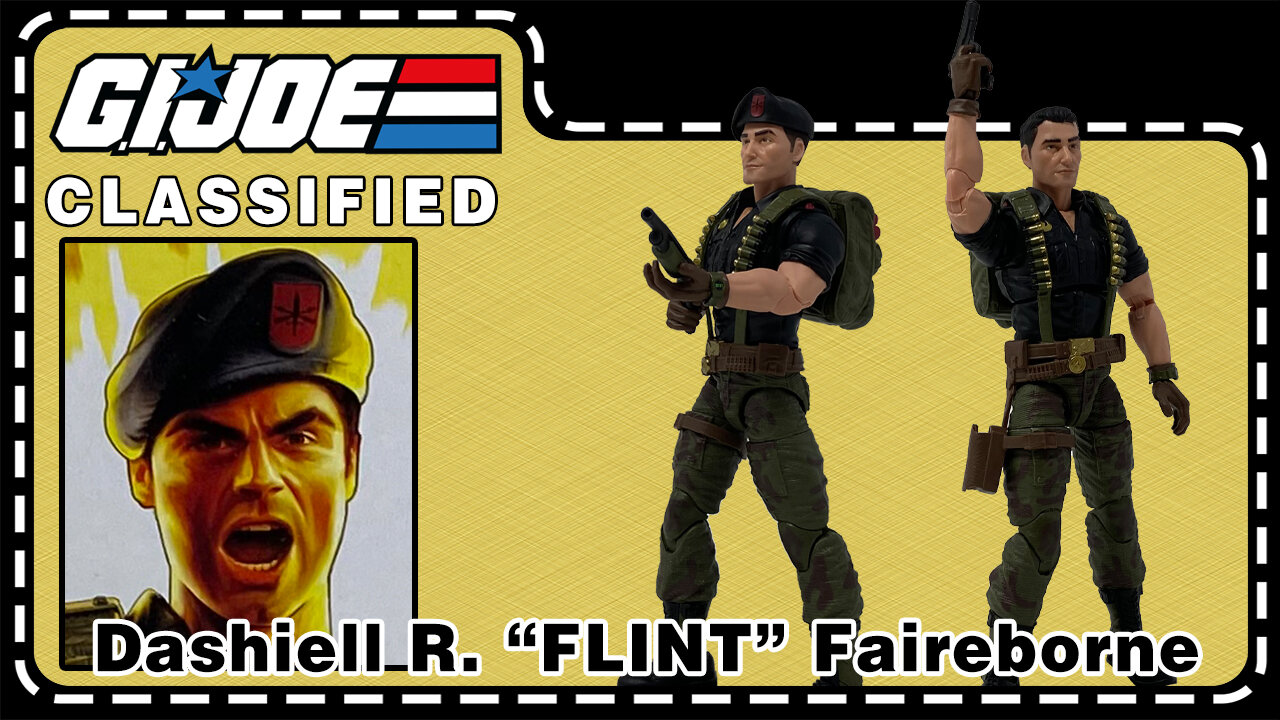 Dashiell R. "Flint" Fairborne - G.I. Joe Classified Retro Card - Unboxing & Review