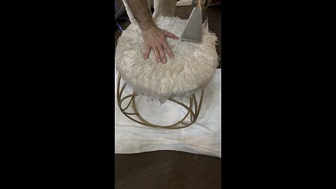 bet with my client small round wool table cleaned 💯 my client so satisfied Dallas Fort Worth