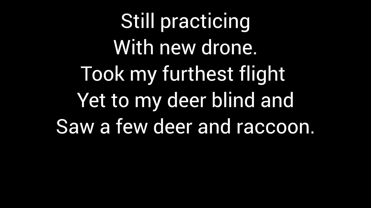 New drone footage of deer