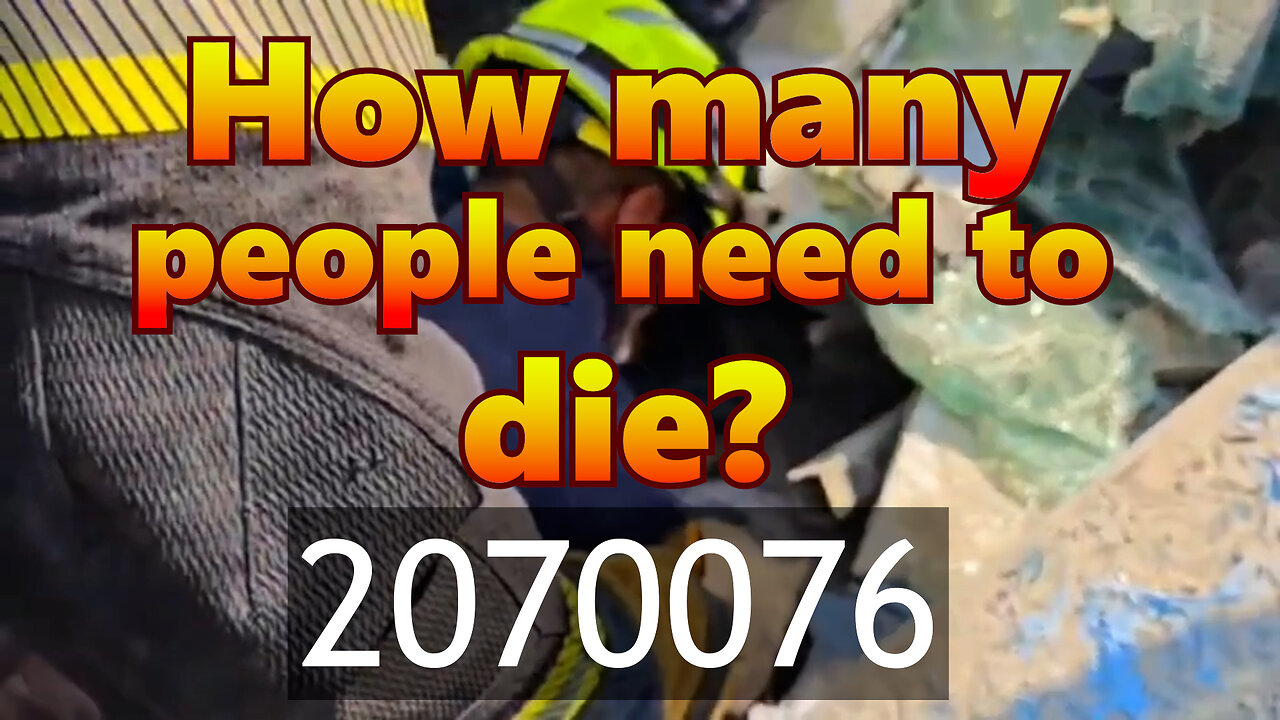 How many people need to die?