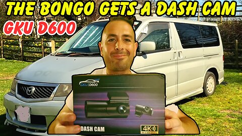 INSTALLING AND REVIEWING THEGKU D600 DASH CAM IN THE MAZDA BONGO
