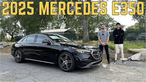 2025 Mercedes Benz E 350. The FANCY midsize sedan!