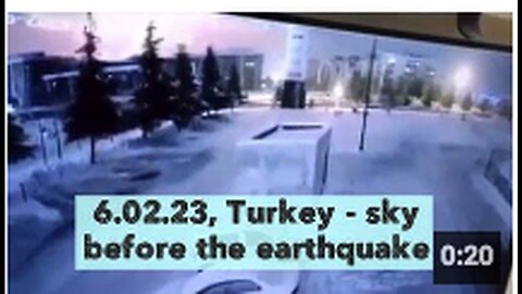 "Sky Appearance Prior to 6.02.23 Earthquake in Turkey"