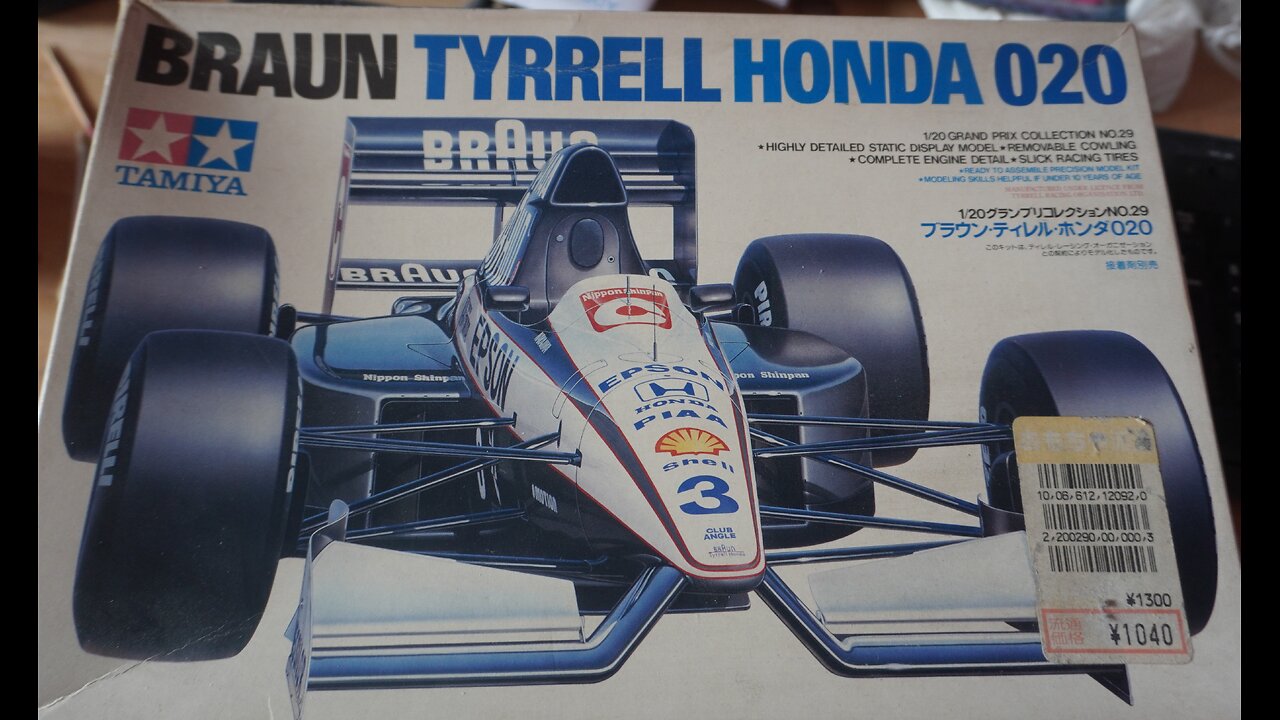 next build 1/20 Tamiya Tyrrell Honda