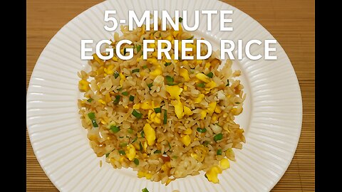5-Minute Egg Fried Rice | Quick & Easy Recipe🍳🍚⏱️