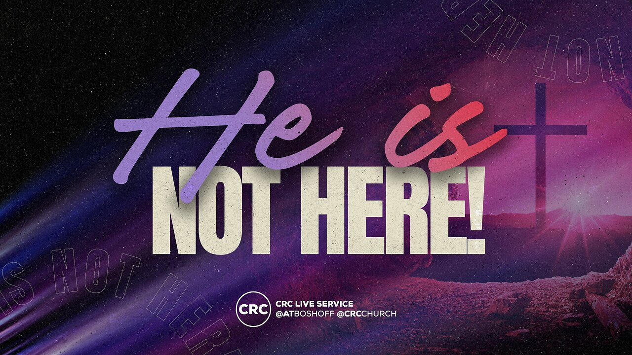 He Is Not Here ! | Pastor At Boshoff | 20 April 2025 AM
