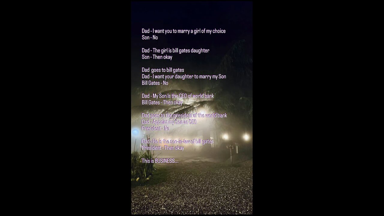 Reality of the world .