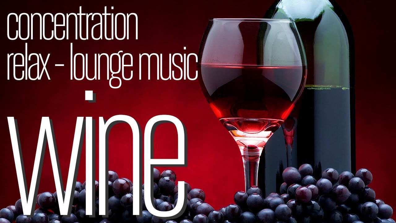 Music Mode - 4K Wines and Glasses for RELAXING AND STUDYING