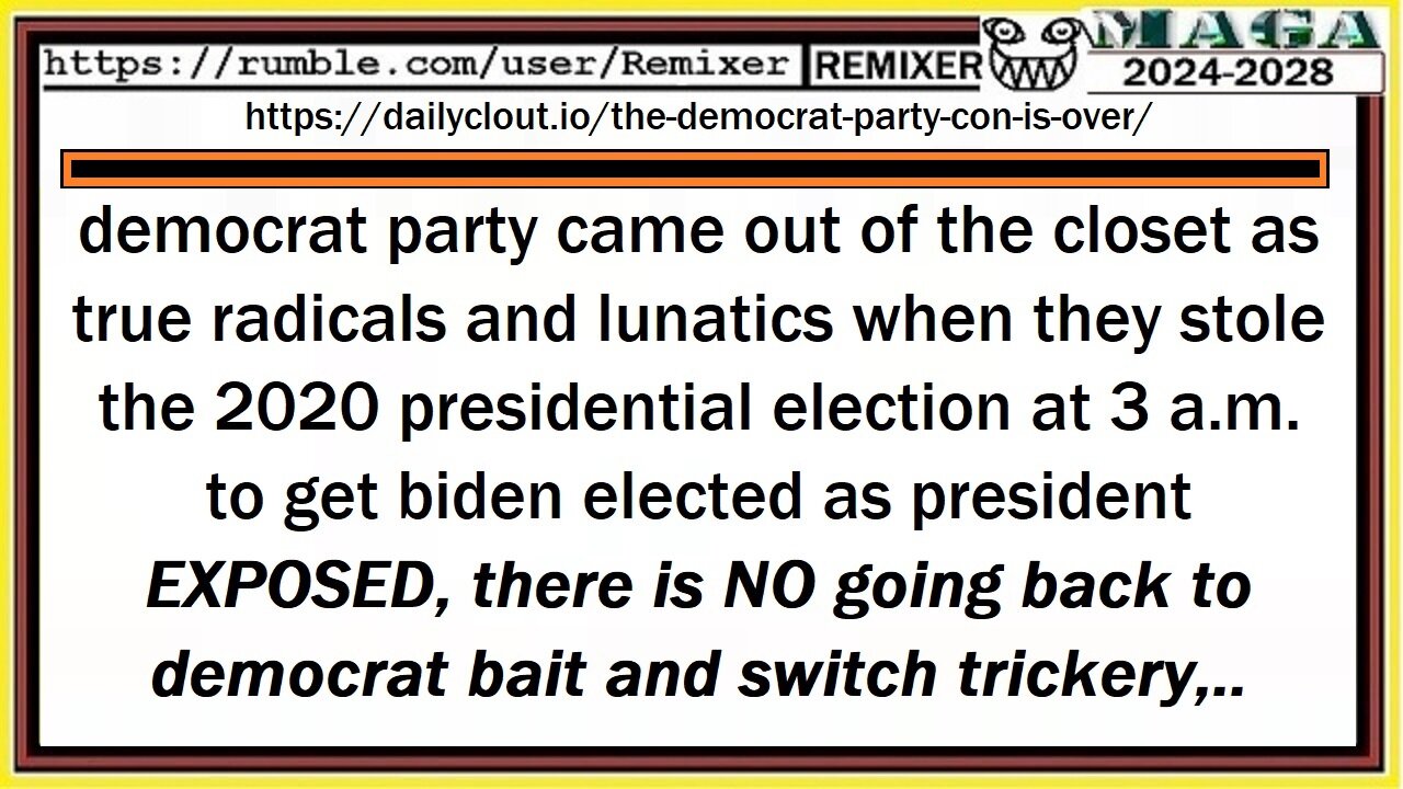 democrat party EXPOSED by MAGA 2024-2028