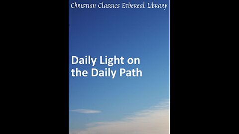 Daily Light on the Daily Path JANUARY 15