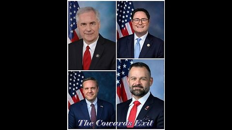 The Cowards Exit (Your Constituents Are Watching)