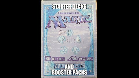 A CCG Terminology Lesson - "Starter Decks" & "Booster Packs" - From the CCG Museum