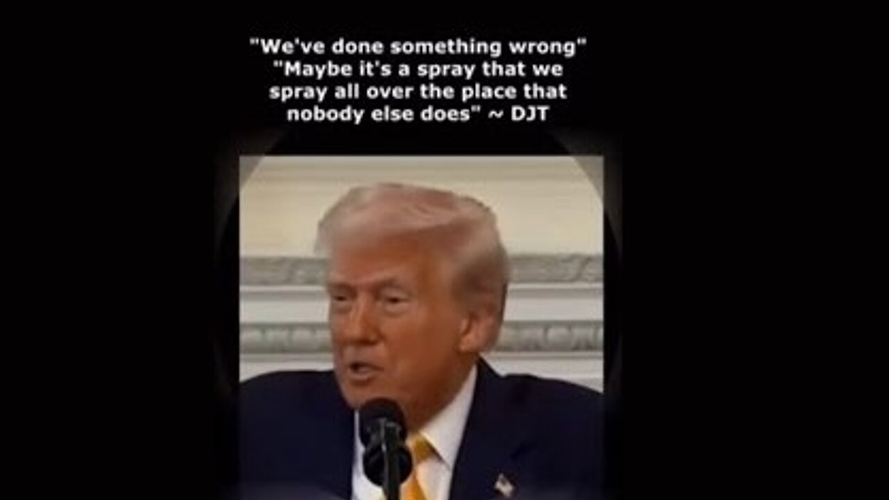 Autism, The Chemtrail & ChildHood Vaccine Schedule Connection, Trump Admits It! IveGotOneThatCanSee