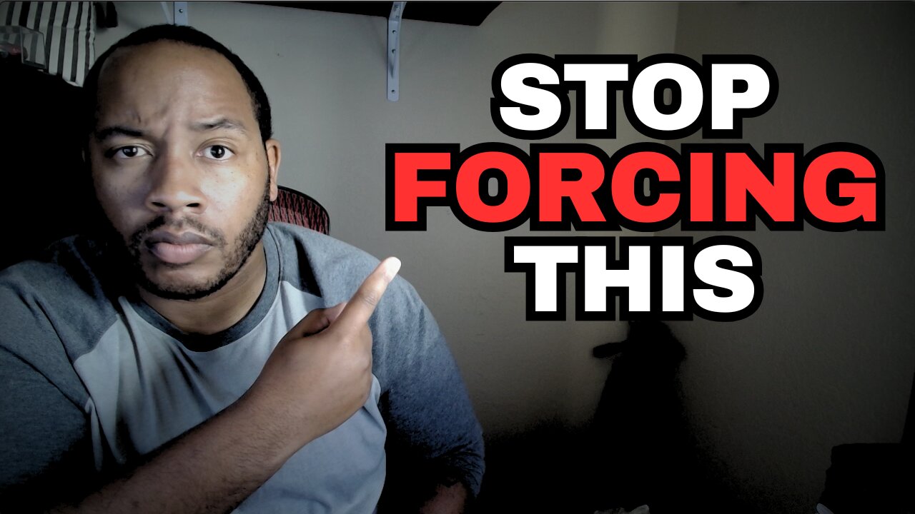 STOP Trying to Force the HOLY Spirit and Let It Flow!