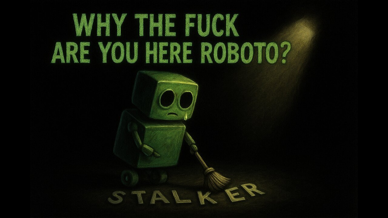 WHY THE FUCK ARE YOU HERE ROBOTO?