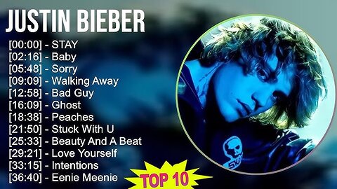 JUSTIN BIEBER Best Songs Playlist 2025 | JUSTIN BIEBER Greatest Hits Full Album 2025