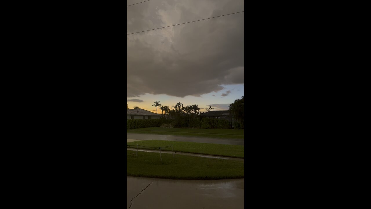 Sunset Thunderstorms! | 4K