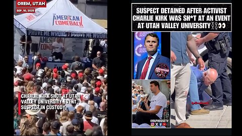 Charlie Kirk Assassinated at Utah Valley University