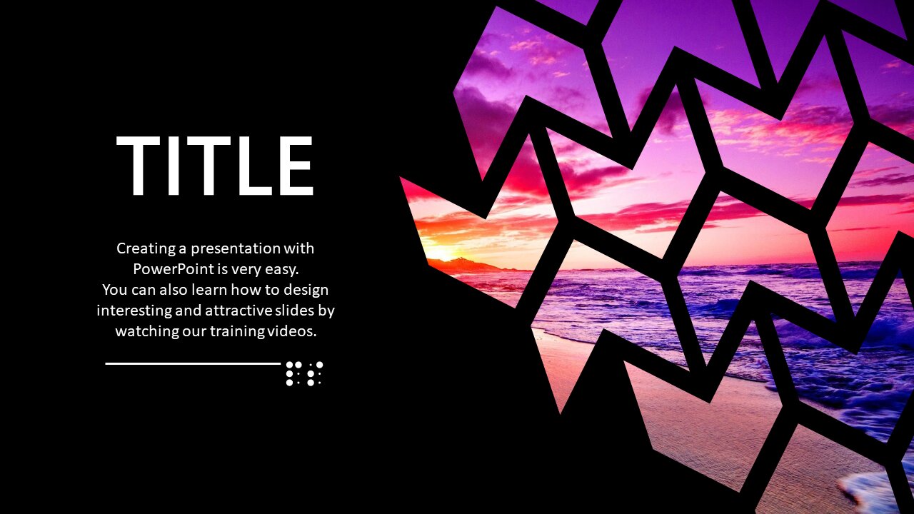 How to make a beautiful slide?