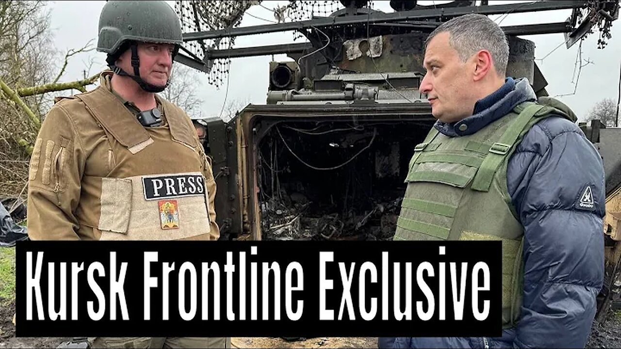Kursk Frontline Exclusive Battle Ground Interview Kursk Russia Governor