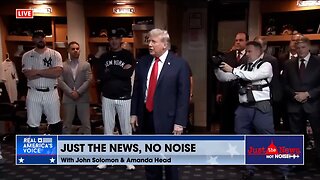 President Trump greets the New York Yankees ahead of tonight’s game