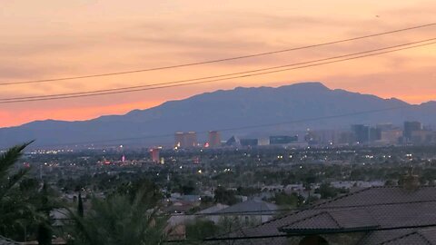 Did you see tonight's Las Vegas sunset? Check this out! 03.23.2025 #follow #lasvegas #travel #gaming