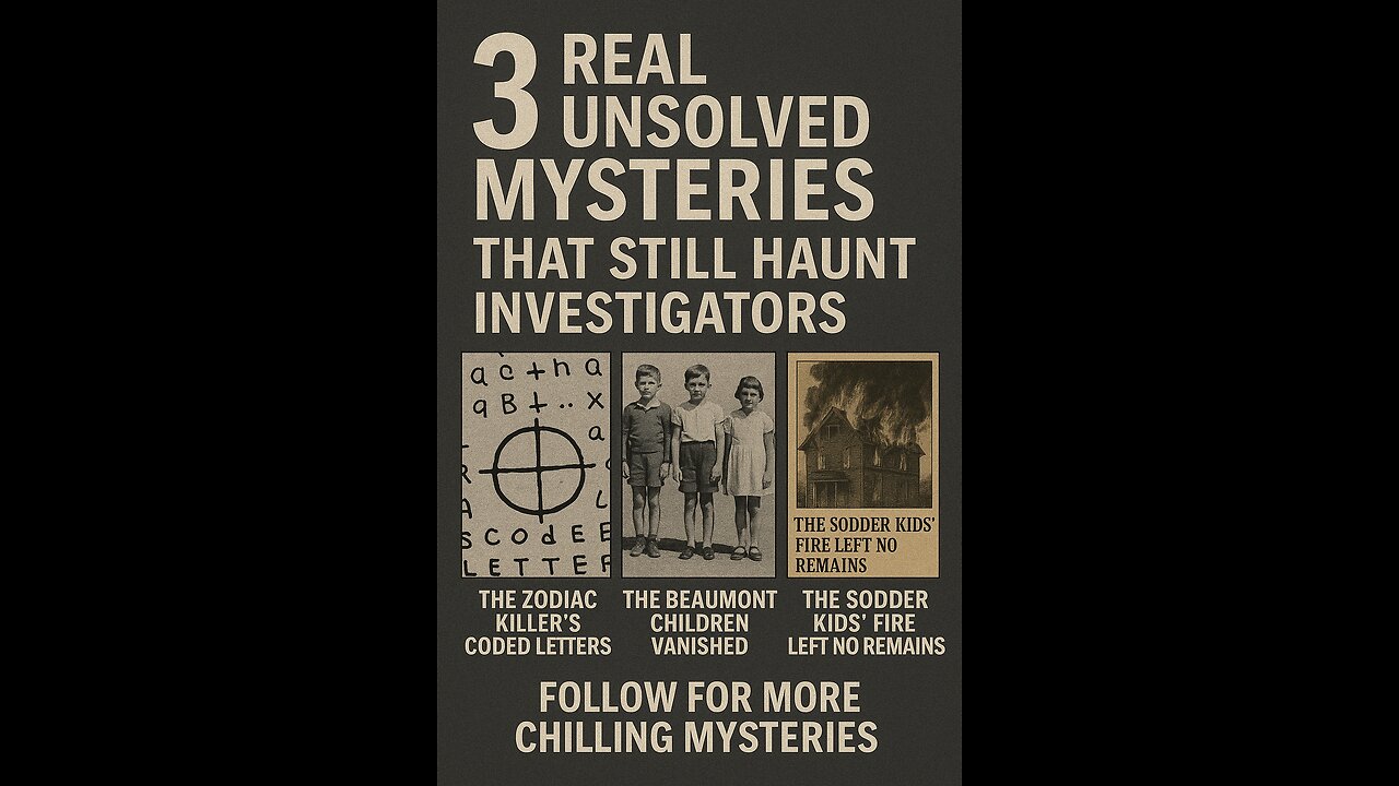3 Unsolved Mysteries That Still Haunt Investigators!
