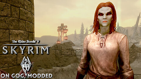 A Dunmer in Raven Rock - Skyrim