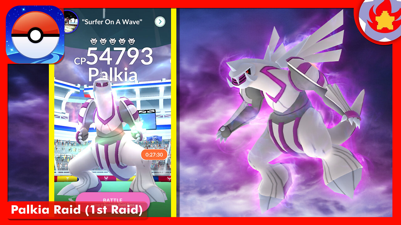 Palkia Raid (1st Raid) | Pokemon GO