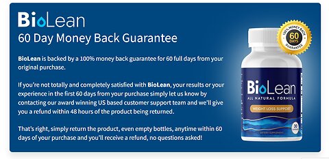 Transform Your Body Naturally with BioLean | Weight Loss Made Easy!