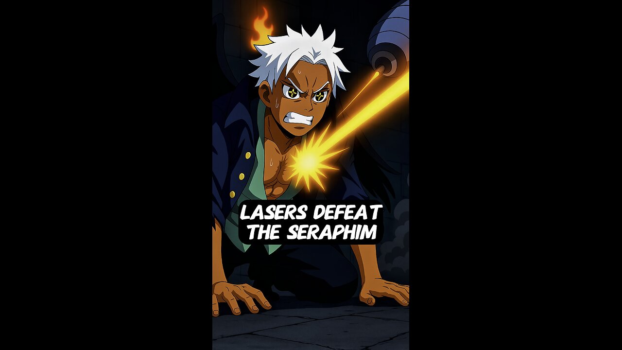 Lasers Defeat The Seraphim #onepiece #strawhats #eloypiece #egghead