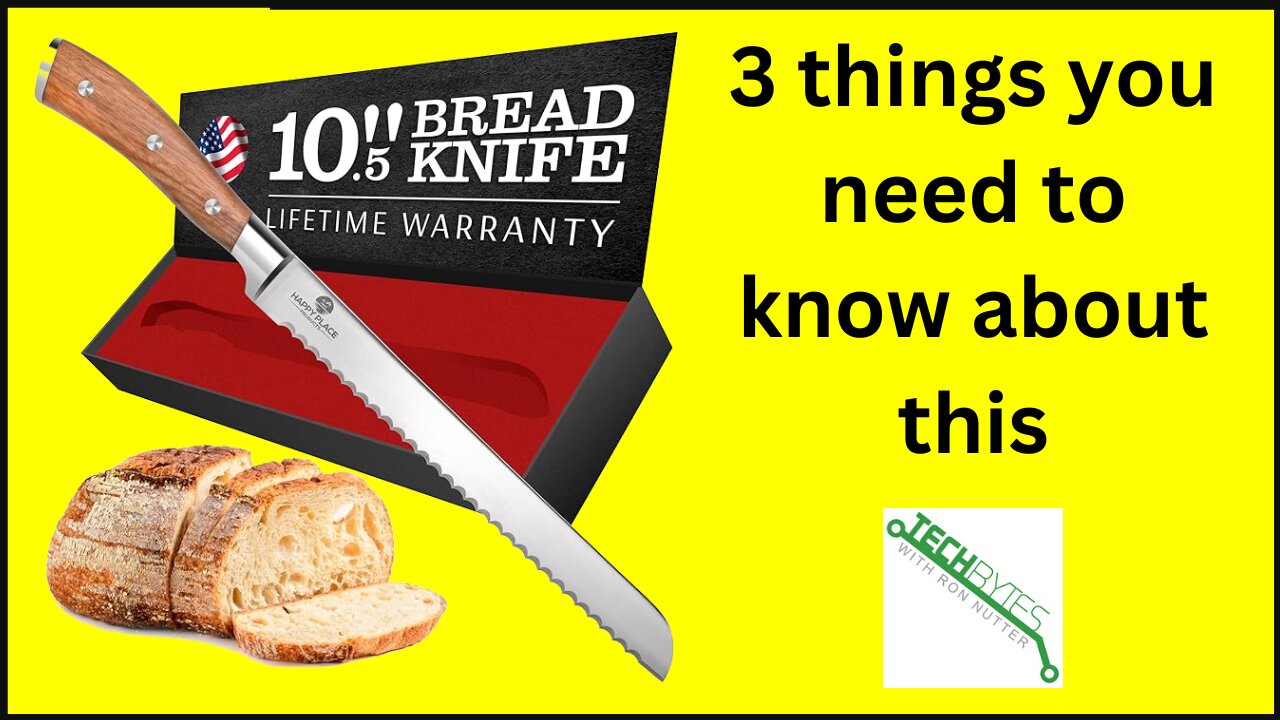 3 Things to know about the HAPPY PLACE Bread Knife