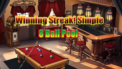🎱 Winning Streak! Simple 8 Ball Pool Gameplay